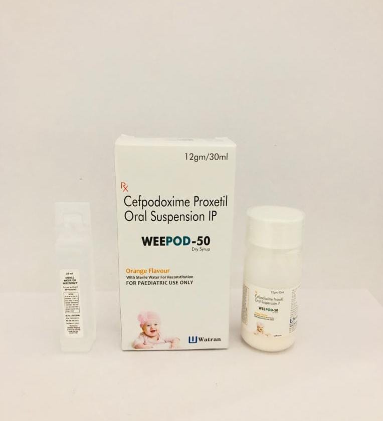 Cefpodoxime Proxetil 50mg Dry Syrup - Drug Type: General Medicines