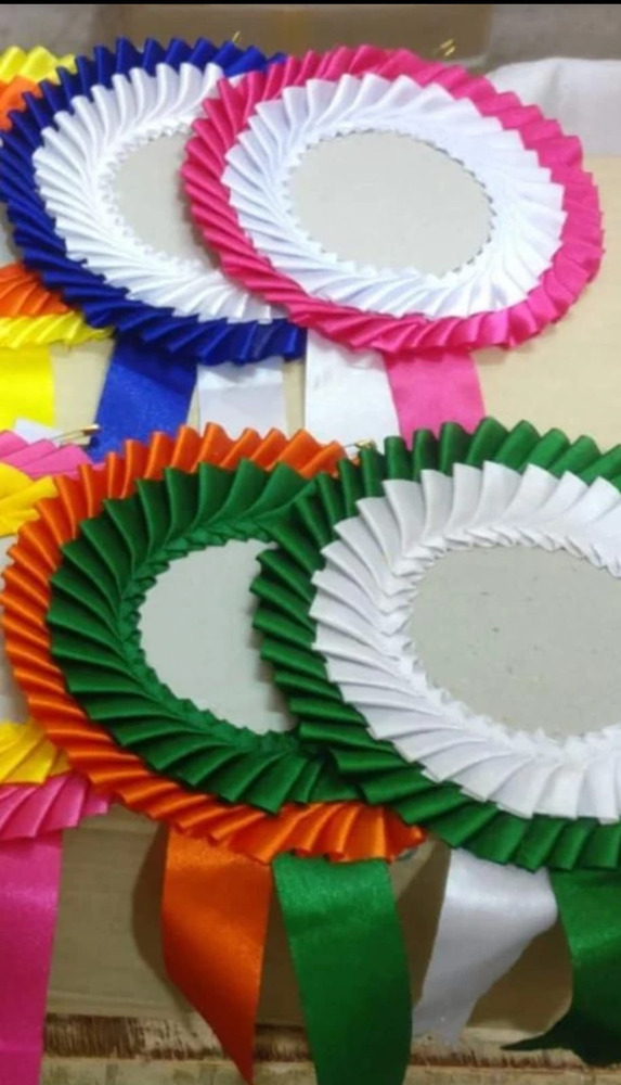 Handmade Ribbon Badges