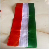 Tiranga Colour Satin Ribbon - Color: White Green Orange