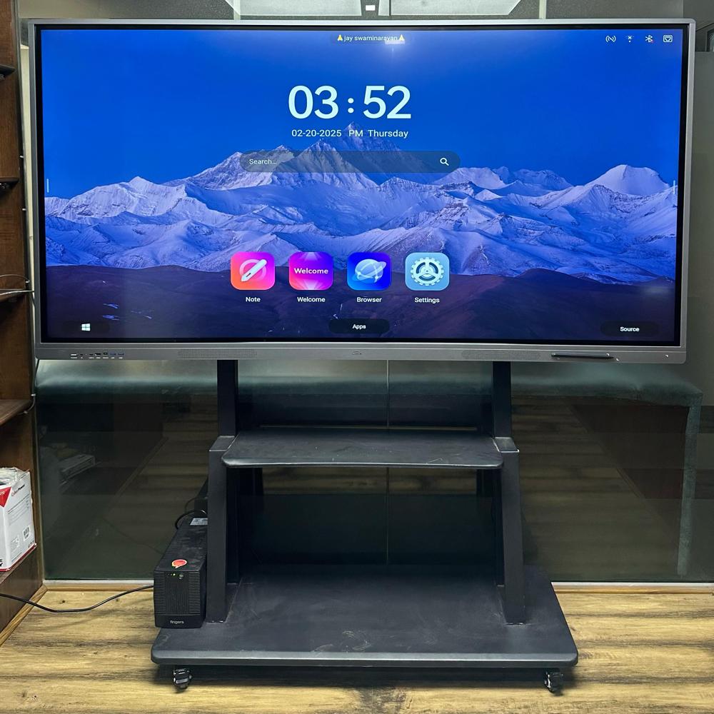 70 X 41 Black Araanto Interactive Flat Panel - Dimensions: 75 Inch (In)