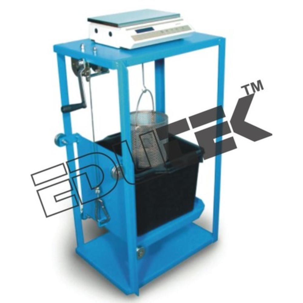 Coarse Aggregate Density Test Set Equipment Materials: Mild Steel