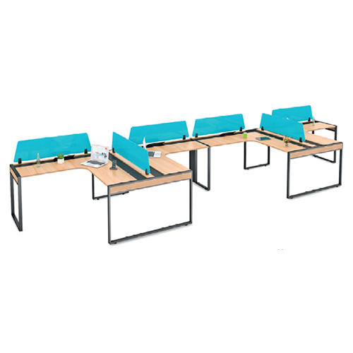 Clay L Shape Modular Office Workstation - Assembly: Carpenter Assembly