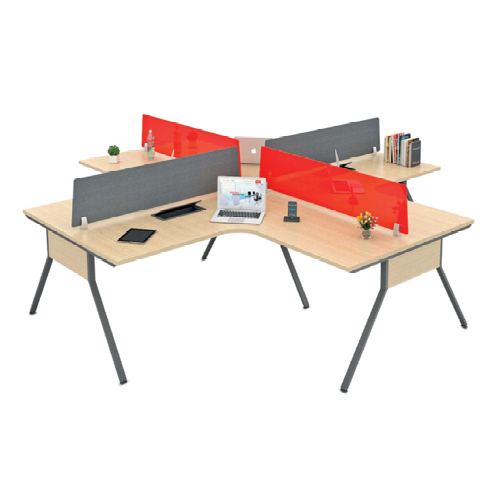 Comfort Plus L Shape Sharing Modular Office Workstation - Assembly: Carpenter Assembly