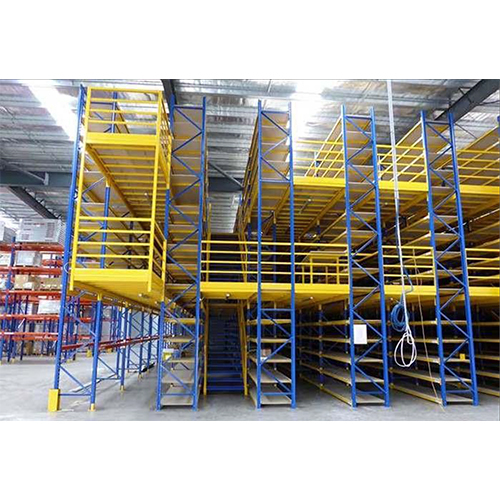 Warehouse Multi Tier Rack - Color: Yellow