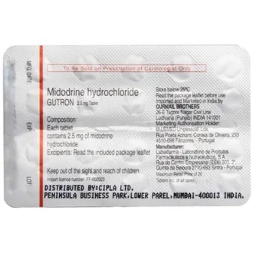 Gutron 2.5 mg Tablet