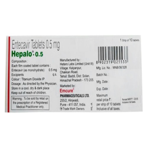 Hepalo 0.5 mg Tablet