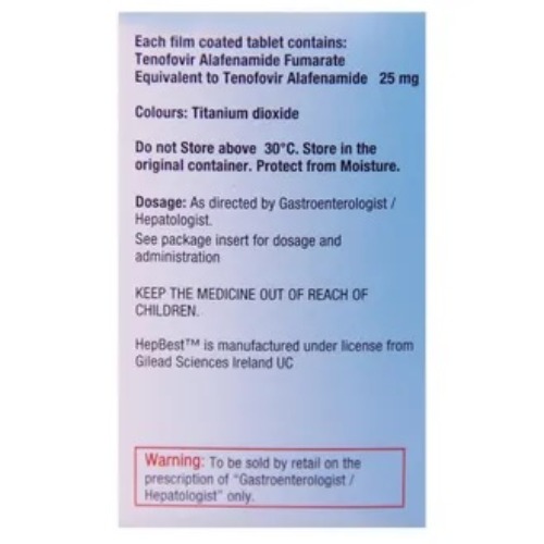 Hepbest 25 mg Tablet