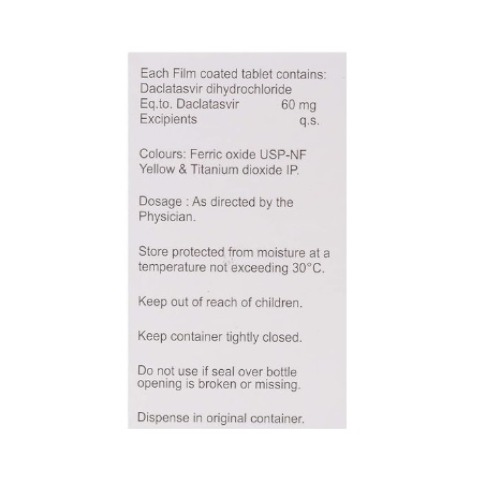 Hepcfix 60 Mg Tablet - Recommended For: Doctor