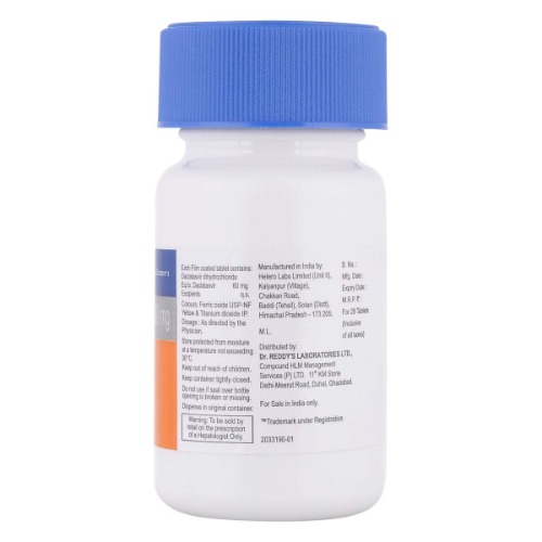 Hepcfix 60 Mg Tablet - Recommended For: Doctor
