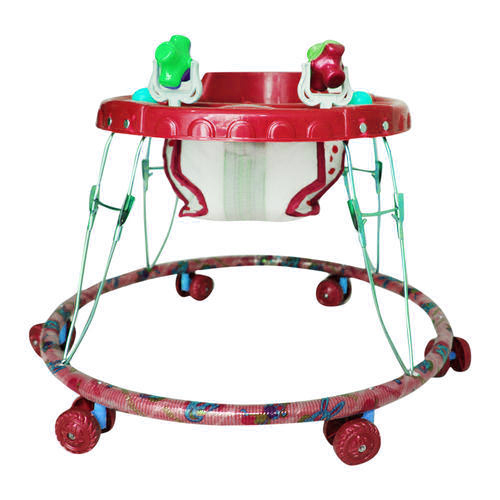 Brown Round Baby Walker