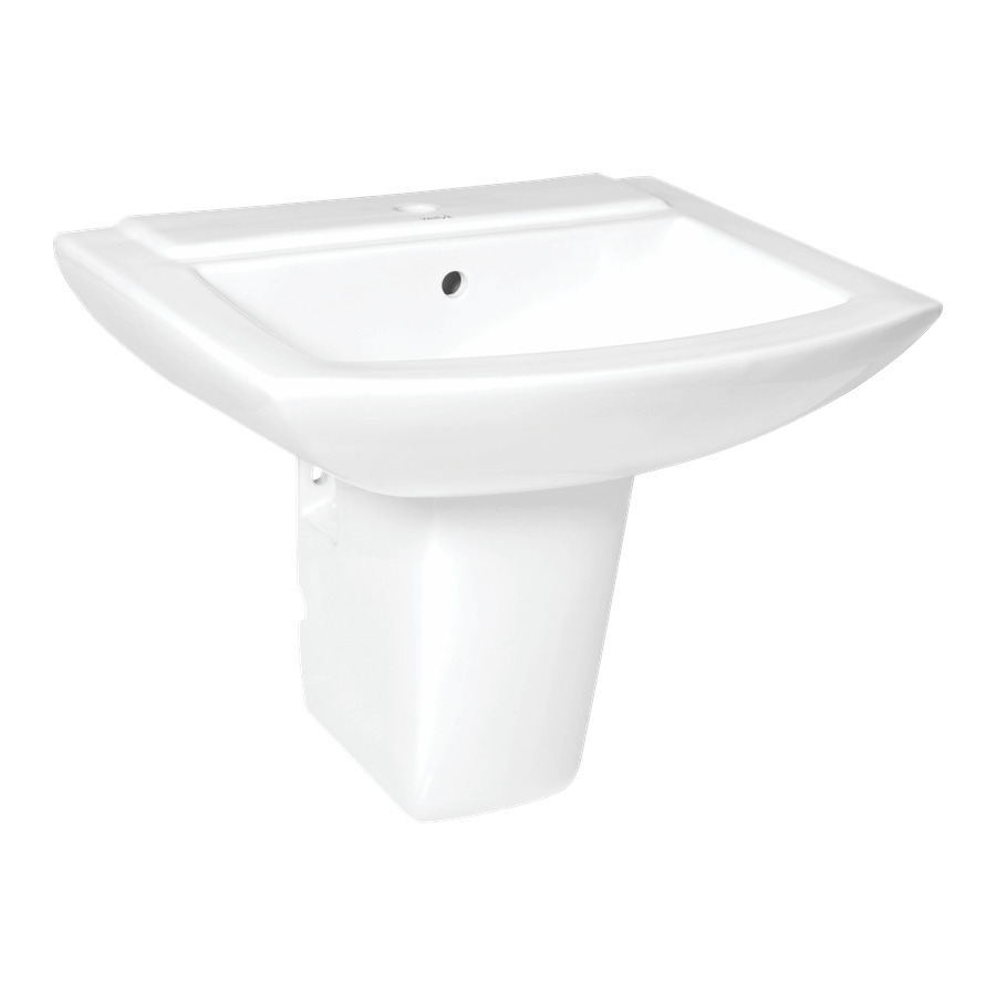 Rock 210 Half Pedestal Wash Basin