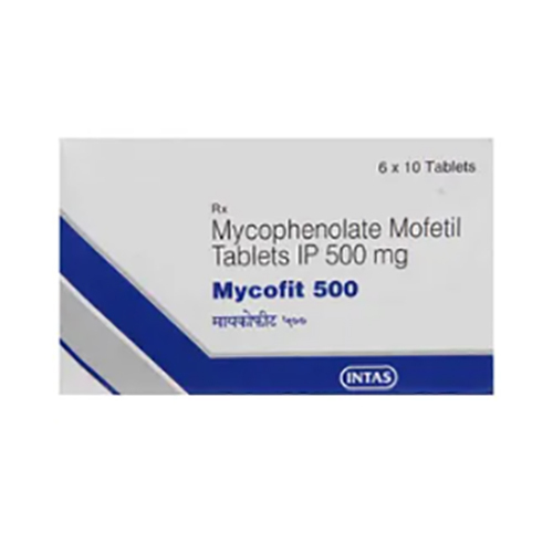 500 Mg Mycophenolate Mofetil Tablets IP