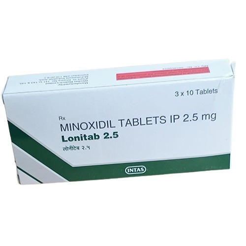 2.5 Mg Minoxidil Tablet IP