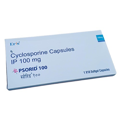 100 Mg Cyclosporine Capsule IP