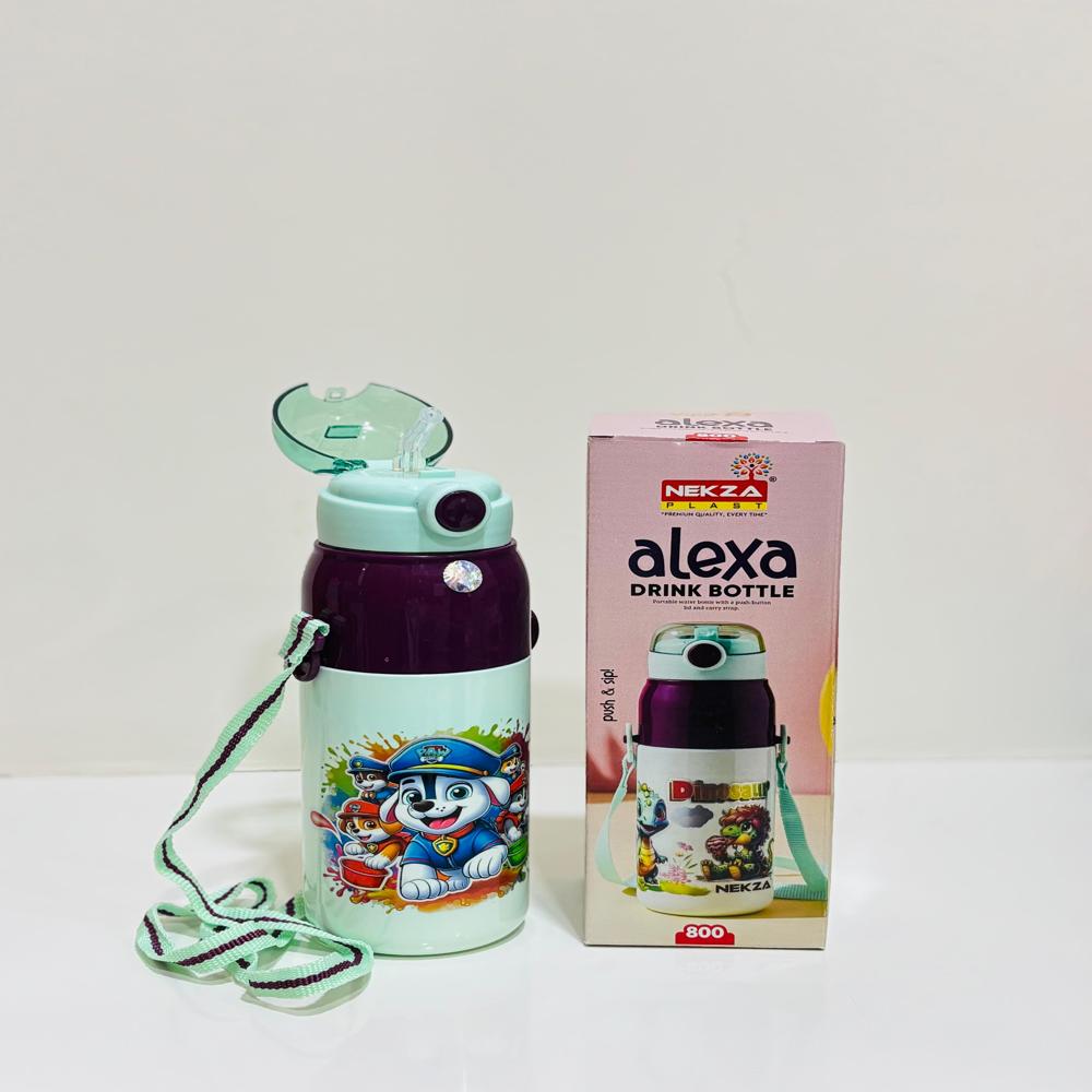 Kids Plastic School Water Bottle - Capacity: 750 Milliliter (Ml)
