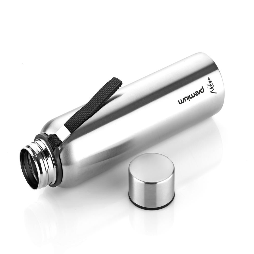 STEEL WATER BOTTLE, 1000 ML SINGLE WALL BOTTLE