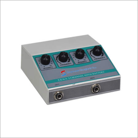 2 चैनल टेन्स बैटरी बैकअप के साथ