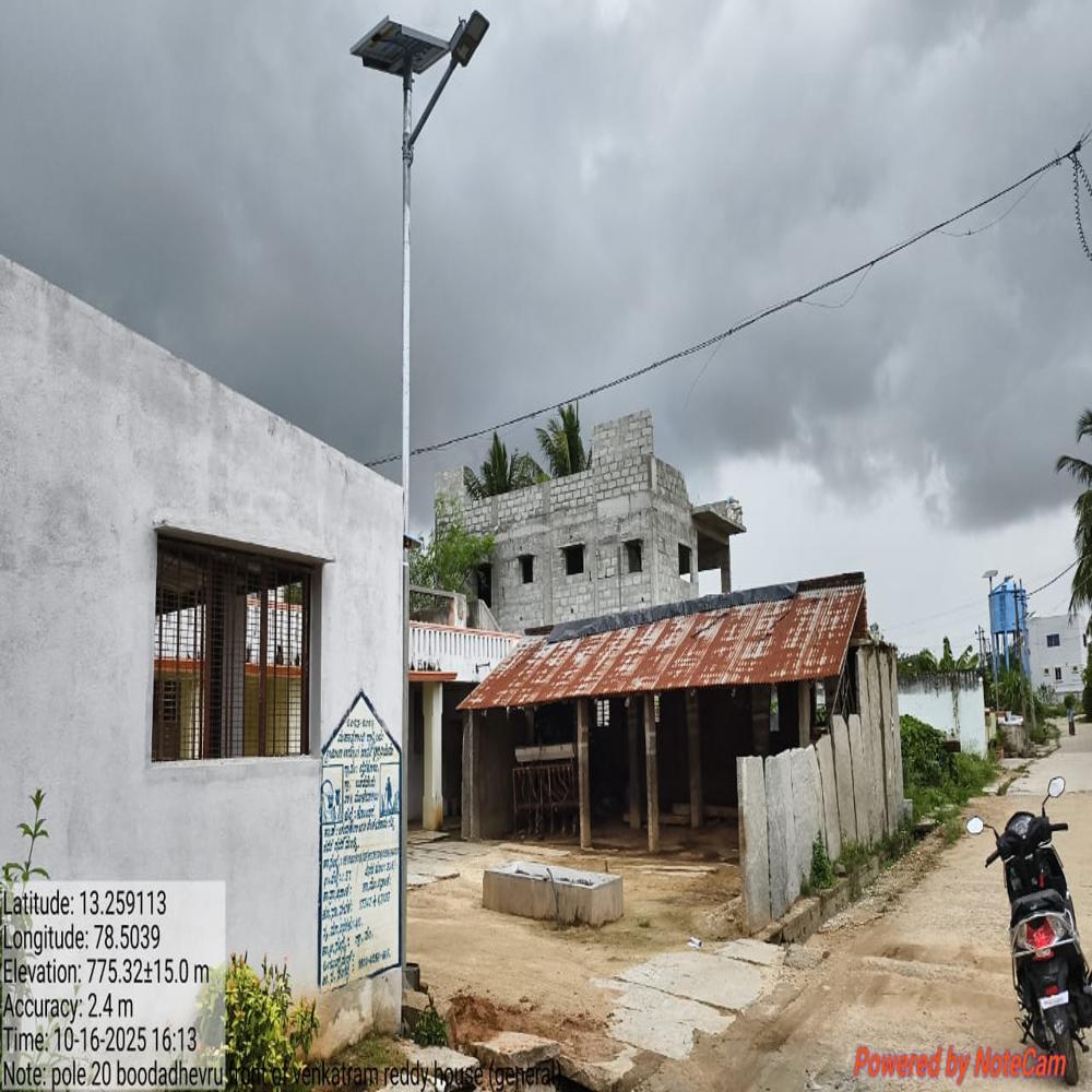 25watt solar street light system
