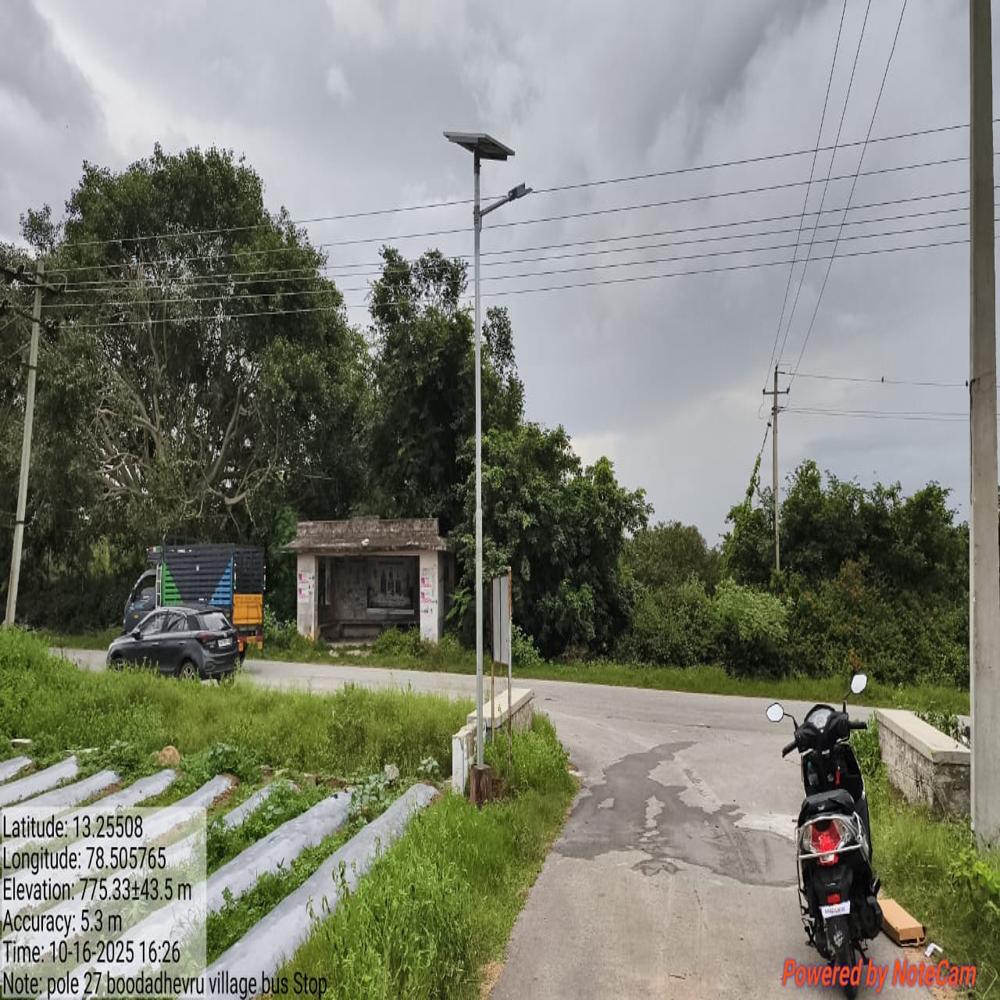 25watt solar street light system