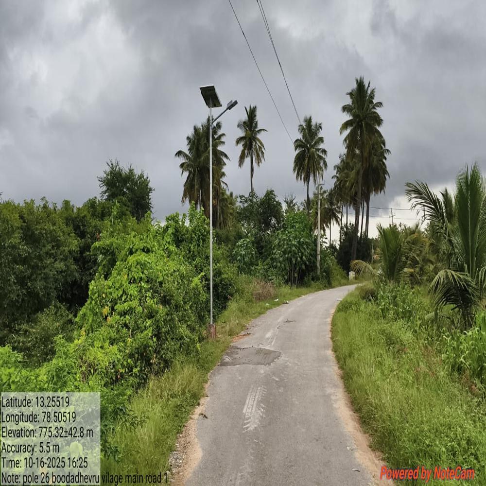 25watt solar street light system