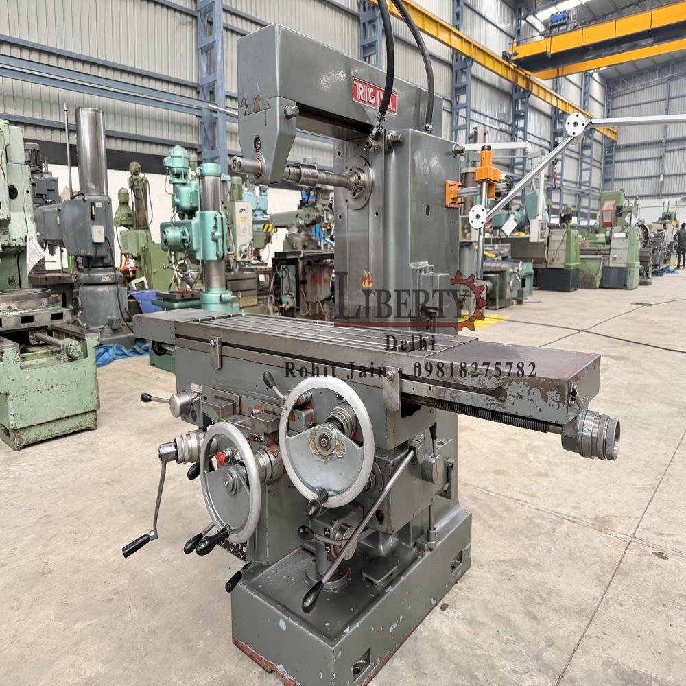 Rigiva Italy 1100 Mm X 300 Mm Universal Milling Machine - Feature: Eco Friendly