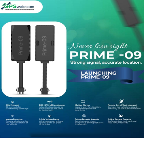 Prime - 09 GPS वाहन ट्रैकर