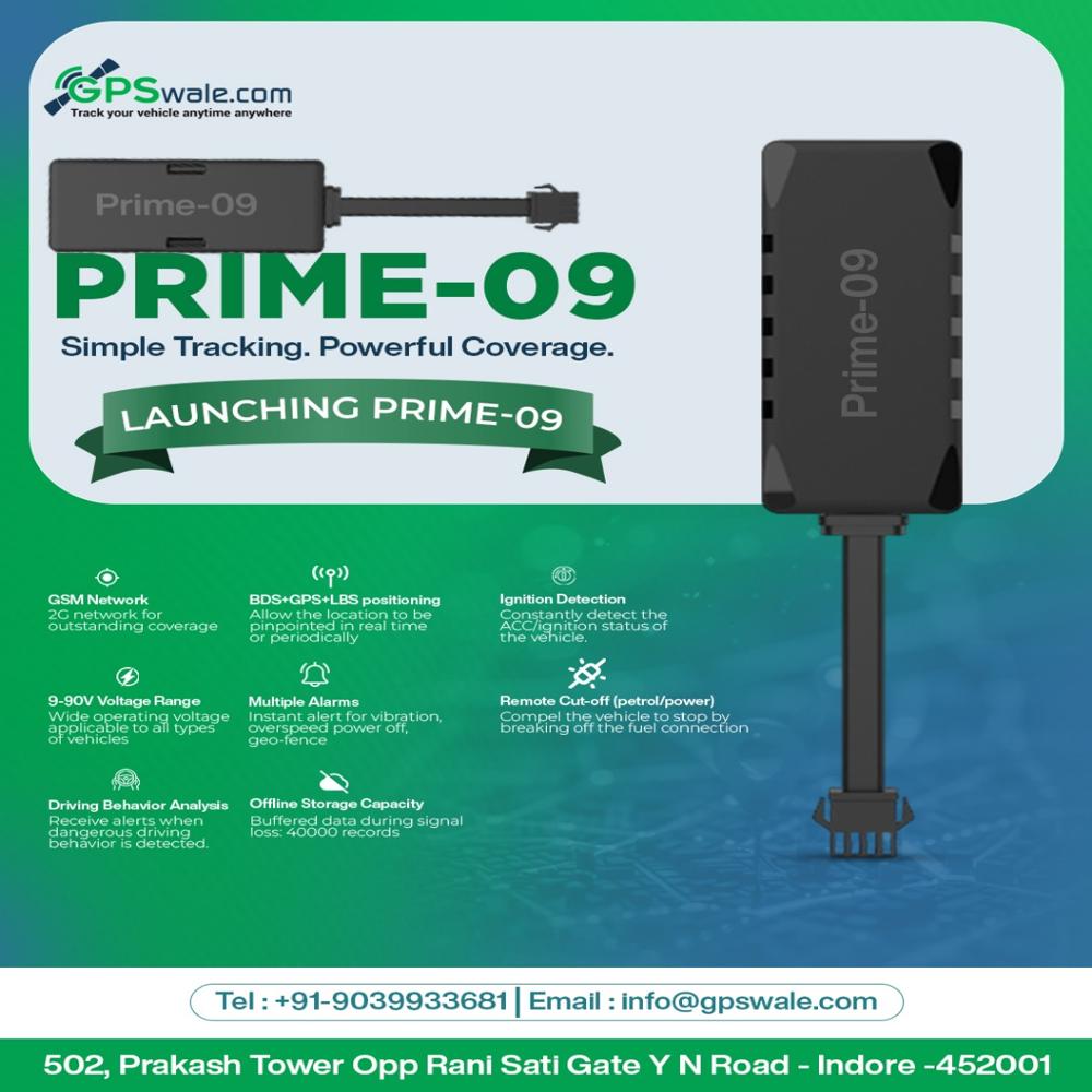 Prime - 09 Gps Vehicle Tracker - Features: Precise Location