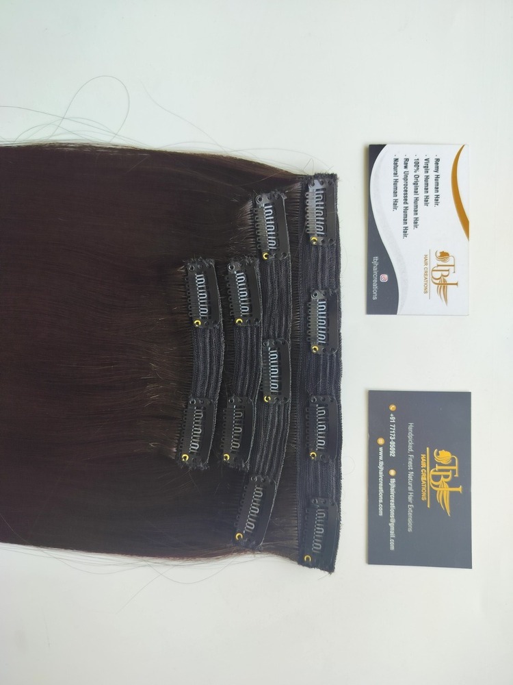 Straight Hair Clip In Set