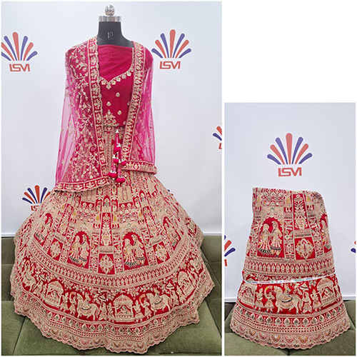 Zari Work Bridal Lehenga