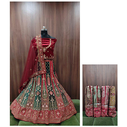 Zari Work Bridal Lehenga