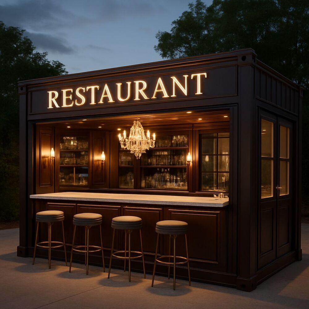 Readymade Homes Restaurants Utility Container - Height: 8-10 Approx. Foot (Ft)