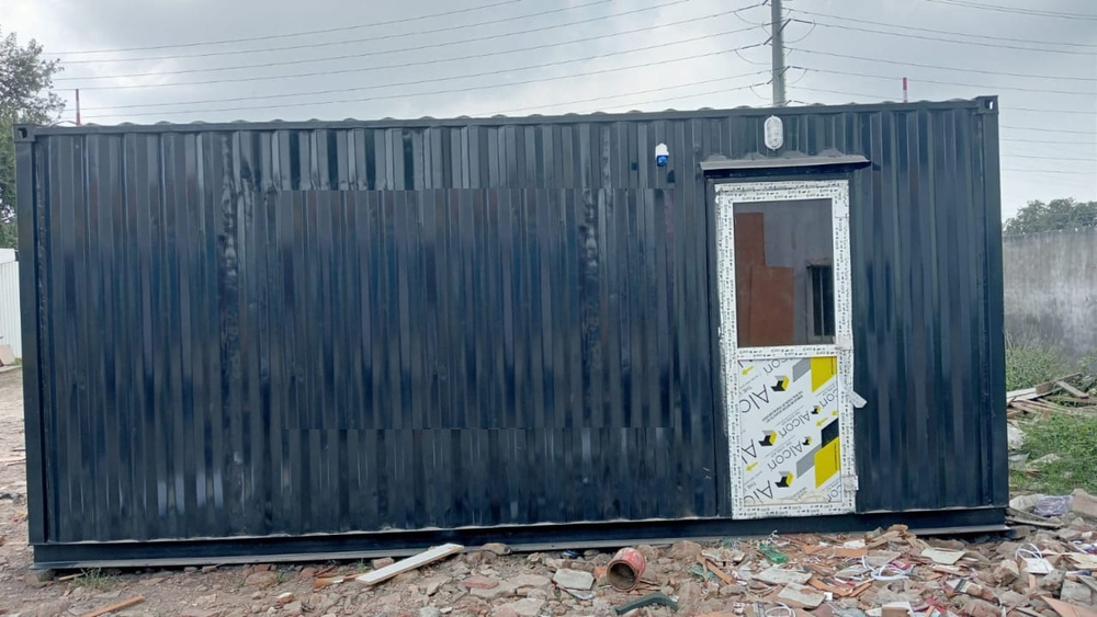 Portable Office Container - Color: Dark Grey