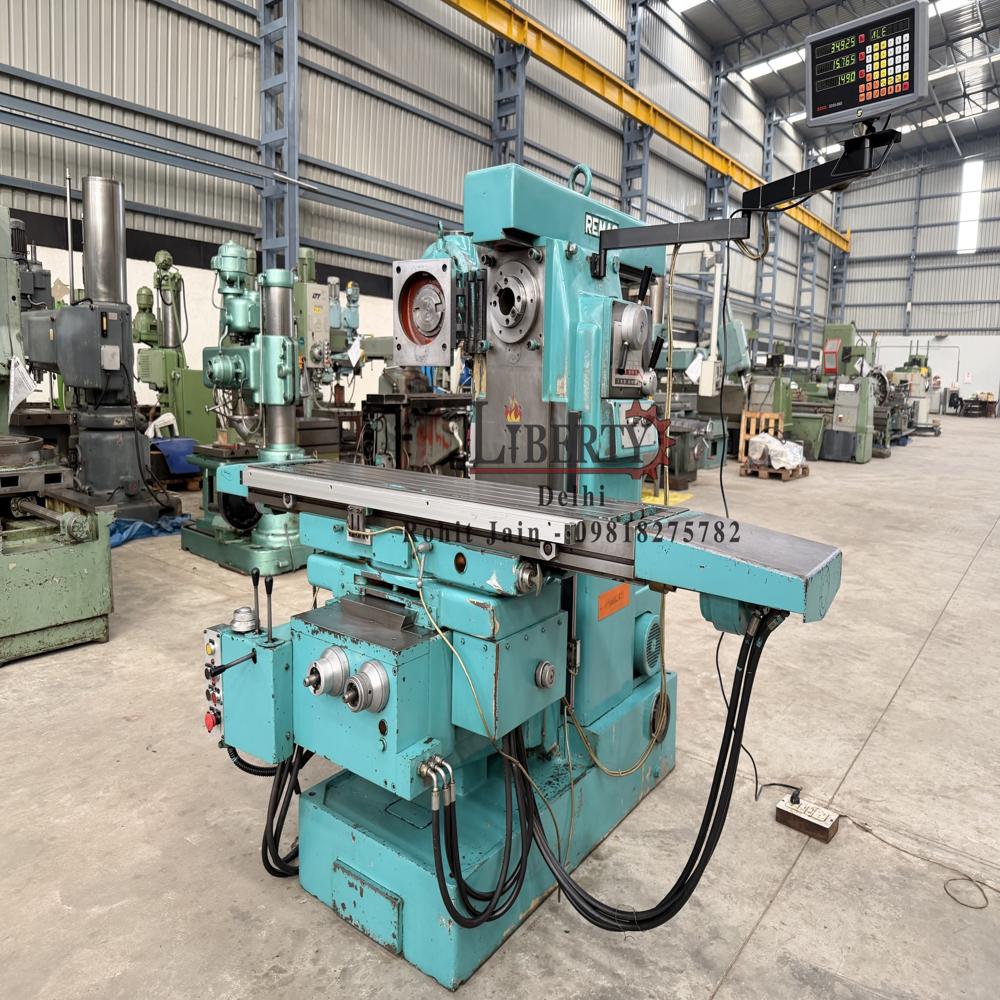 Remac Italy 1500 Mm X 330 Mm Universal Milling Machine - Feature: Eco Friendly
