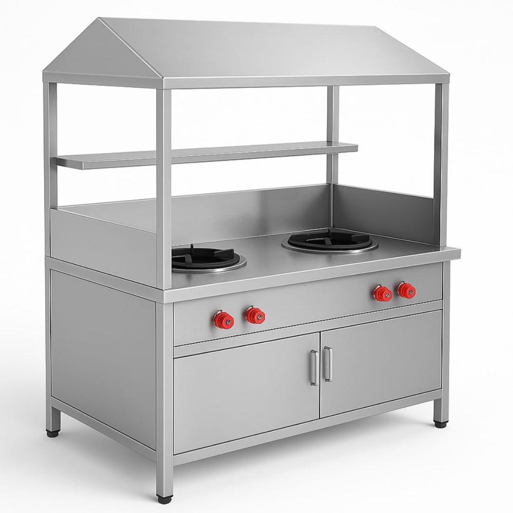 Fast Food Counter With Burner