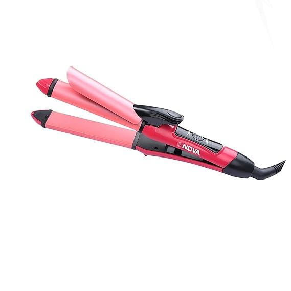  2 in 1 Hair Straightener And Curler 
