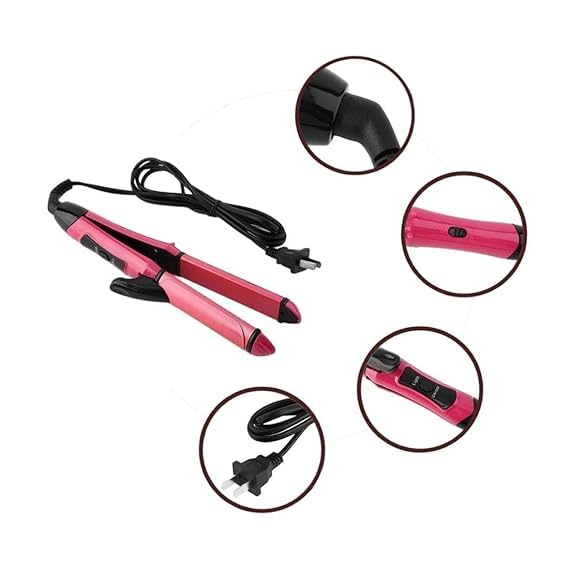 2 in 1 Hair Straightener And Curler 