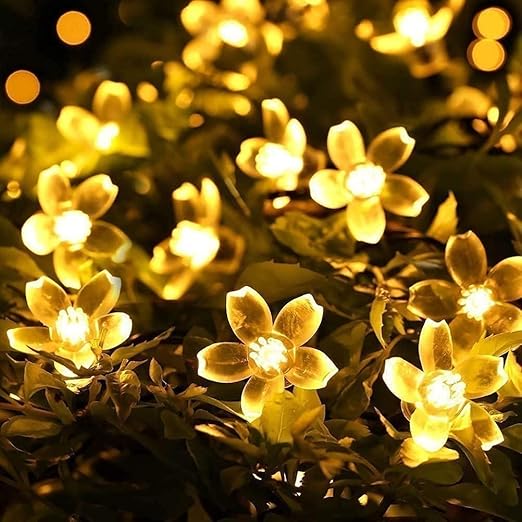 Flower LED Curtain String Lights 