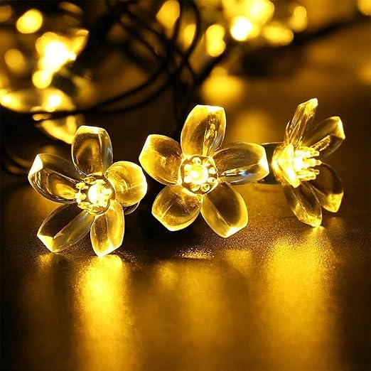 Flower LED Curtain String Lights 