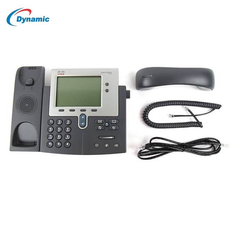 Cisco Ip Phone 7942g Voip Telephone - Color: Dark Gray / Black