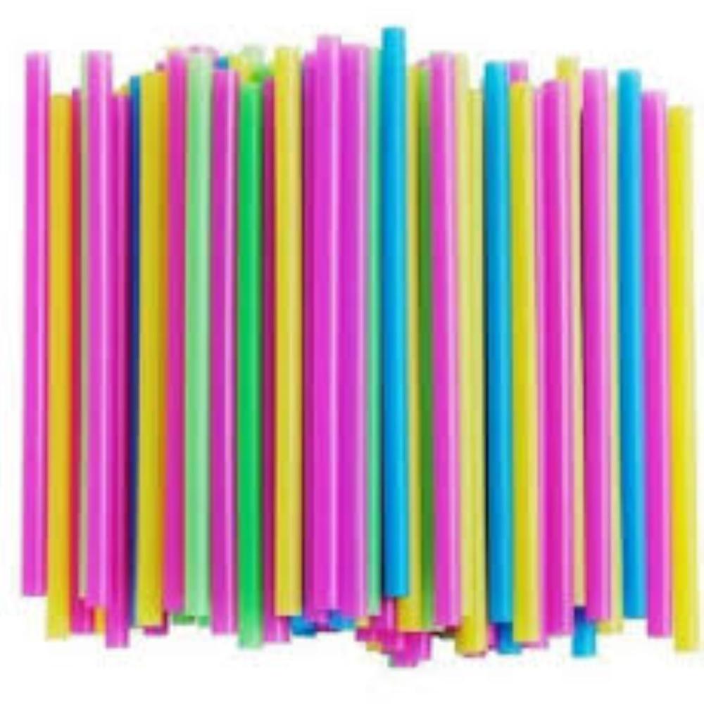 multicolor paper straw