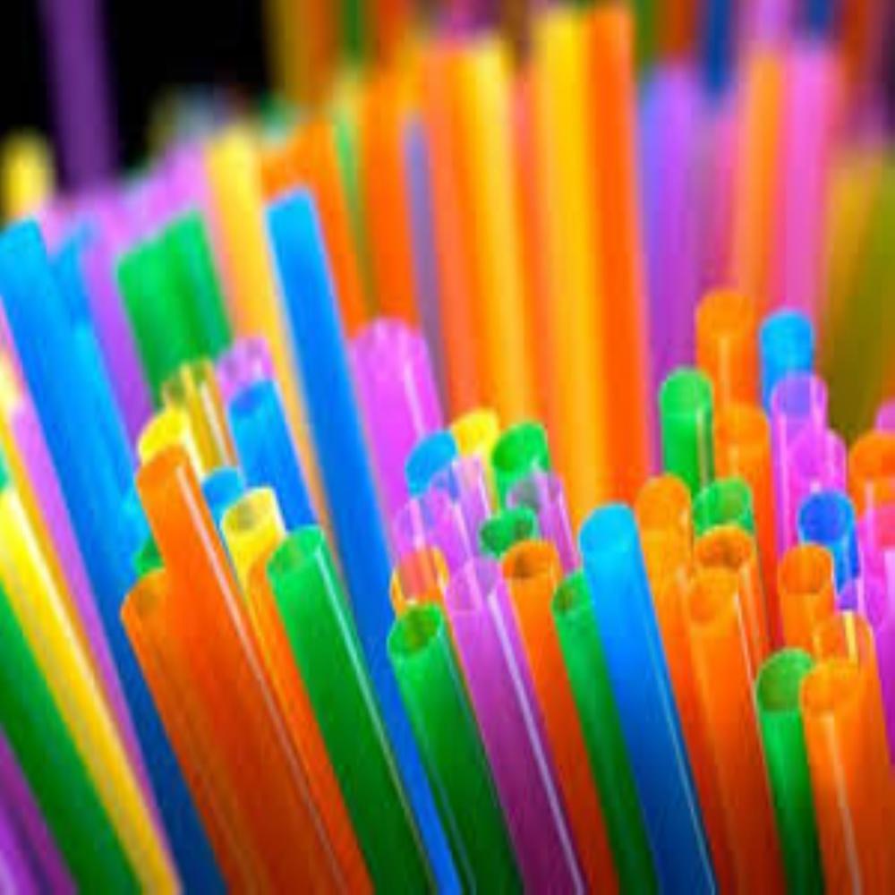 multicolor paper straw