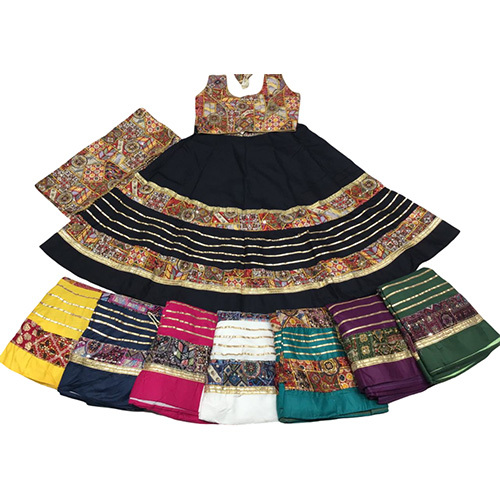 chinese dress ladies Navratri special wine embroidered kedia with Turqoise Blue dhoti set G main image 0