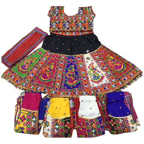 Kids Traditional Garba Dress - Color: Multicolor - Color: Multicolor at ...