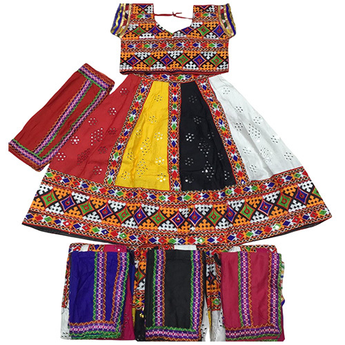 Kids Traditional Garba Dress - Color: Multicolor - Color: Multicolor at ...
