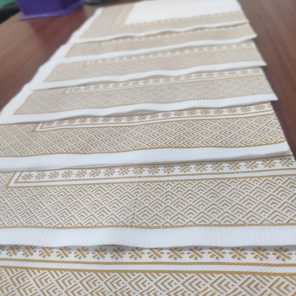 customized border printed tissue paper