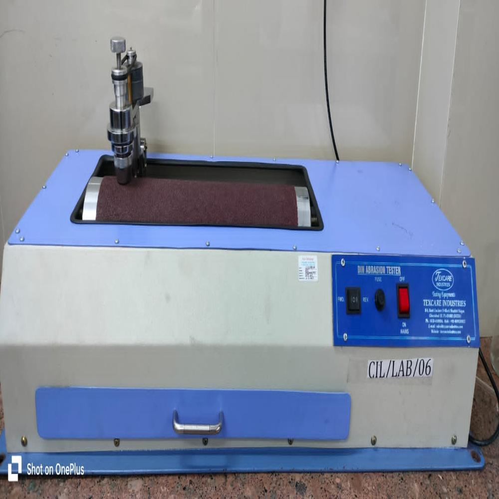 Din Abrasion Tester - Mild Steel Body 690x300x300 Mm, Din 53516, Digital Counter