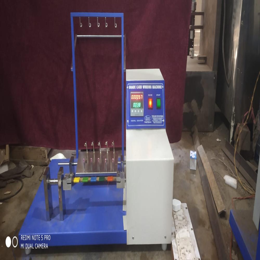 Shade Card Winding Machine - Stainless Steel Construction, 80 Kg Weight For Industrial Use