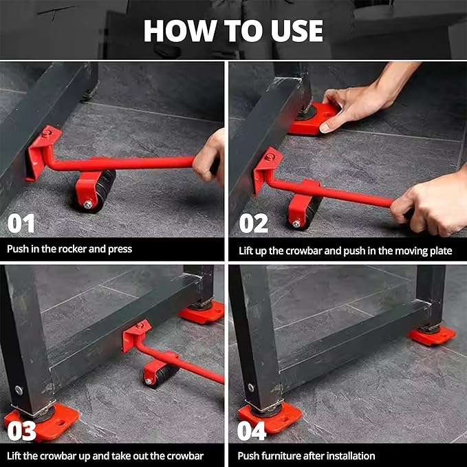 Furniture Lifter - Color: Red