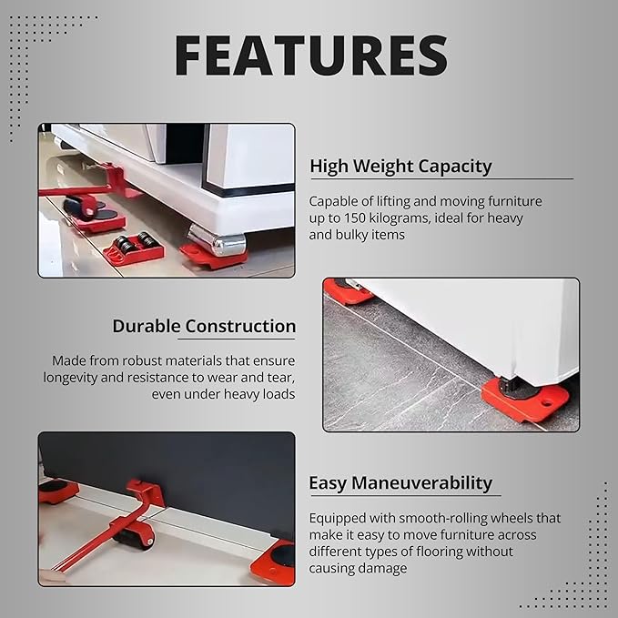 Furniture Lifter - Color: Red