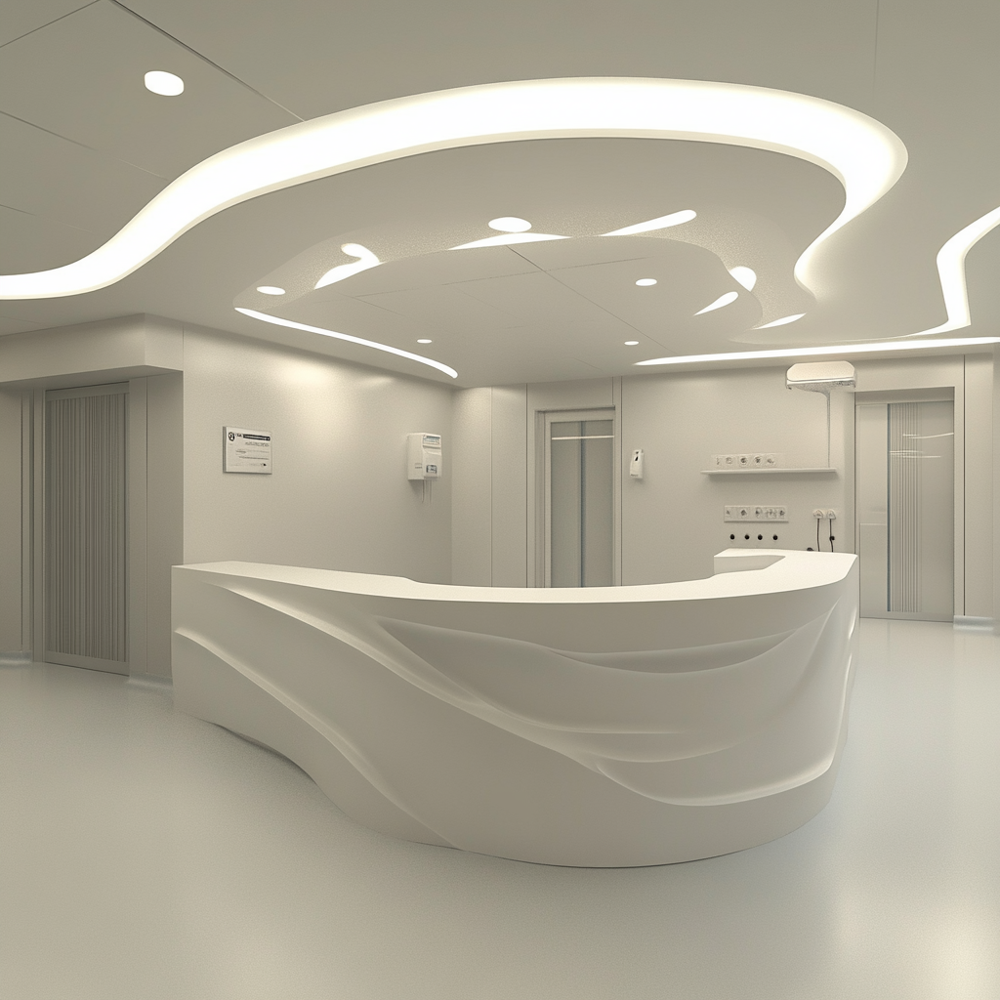 Corian Sheets For Hospital - Application: Wall Cladding